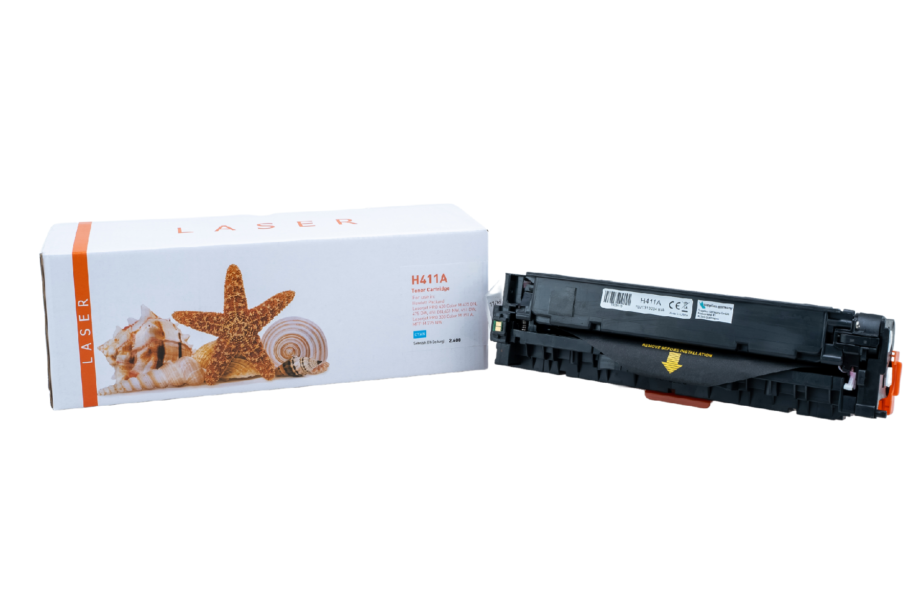 CE411A alternativ Toner Cyan für HP / CE411A / 305A / 2.600 Seiten