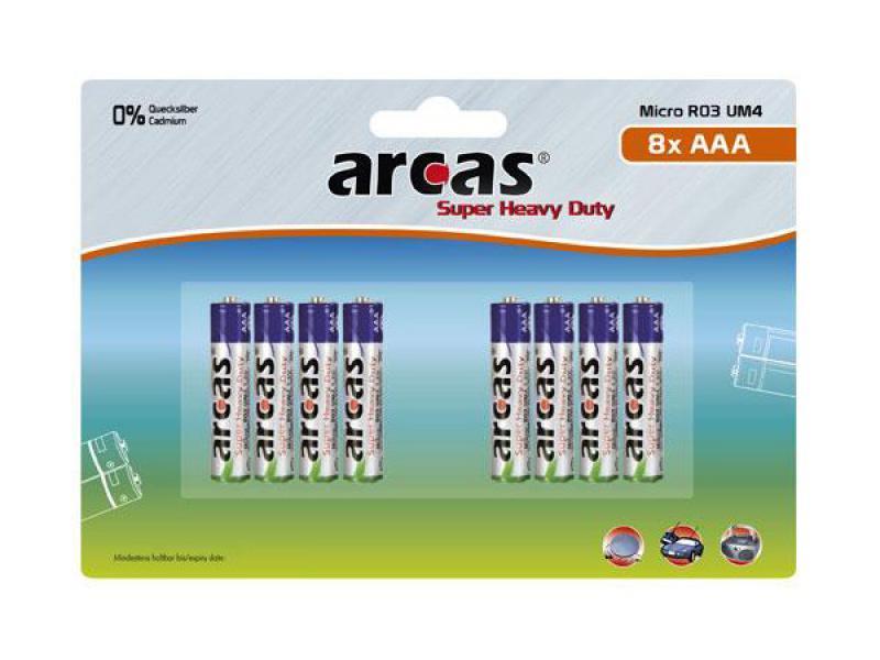Batterie Arcas R03 Micro AAA (8 St.)