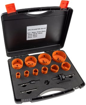 Lochsägen Set "Profi" 15-teilig - 19-74mm, inkl. Transportkoffer