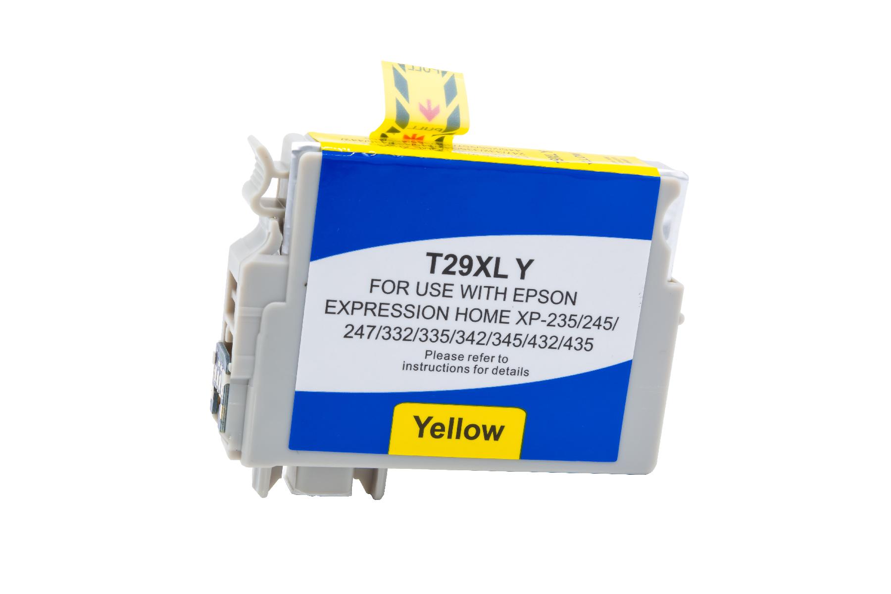 T29XLY alternativ Tinte gelb für Epson / C13T29944010 / 9,6ml