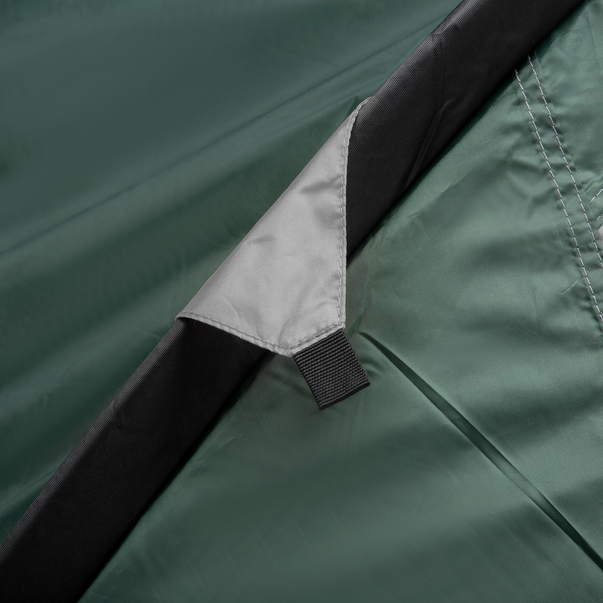 2-Personen-Campingzelt, Netzöffnungen, Lampenhaken, Tragetasche, Grau+Gelb