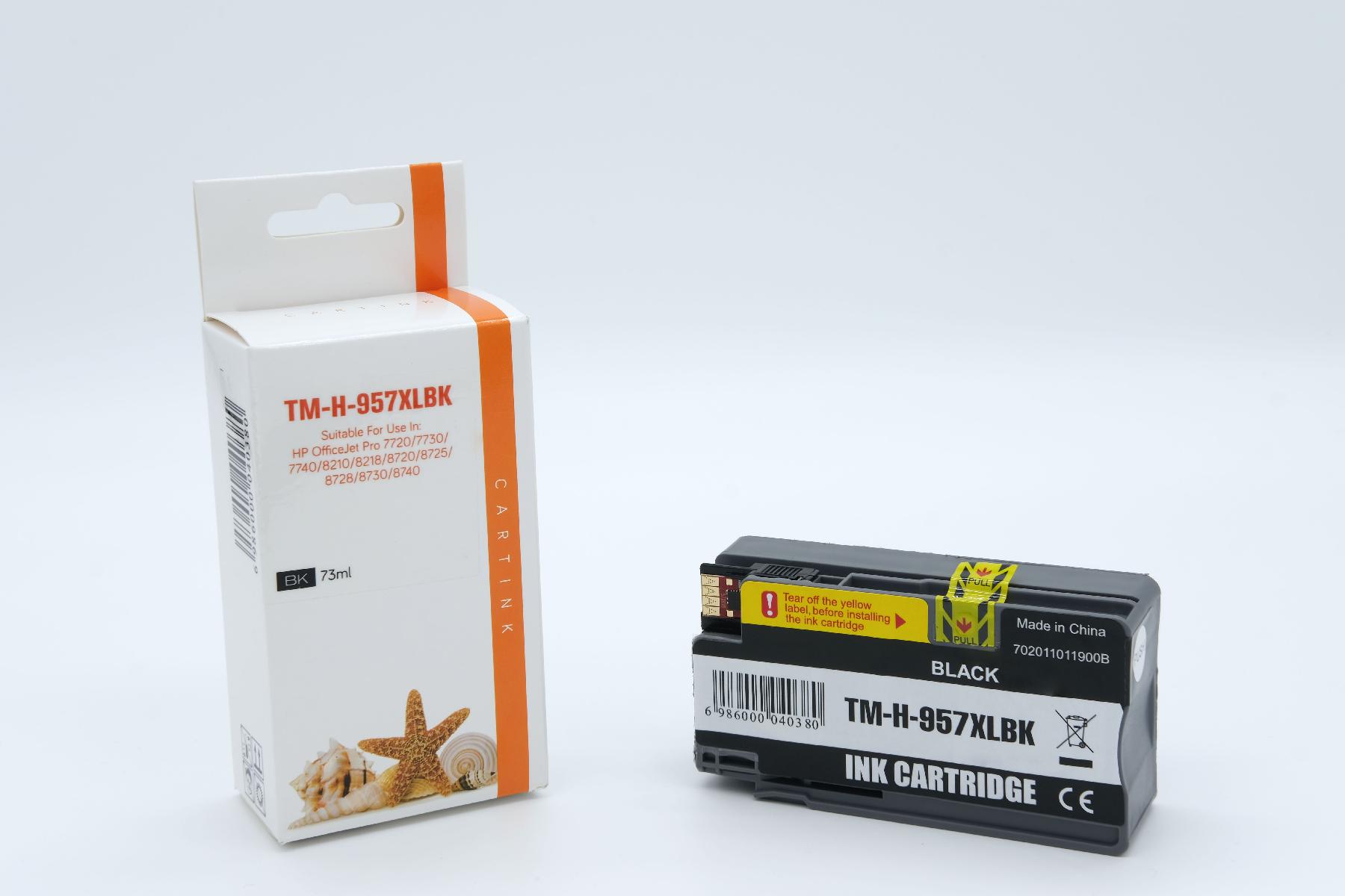 957XLschwarz Refill Tinte schwarz für HP  / L0R40AE / 63,5ml