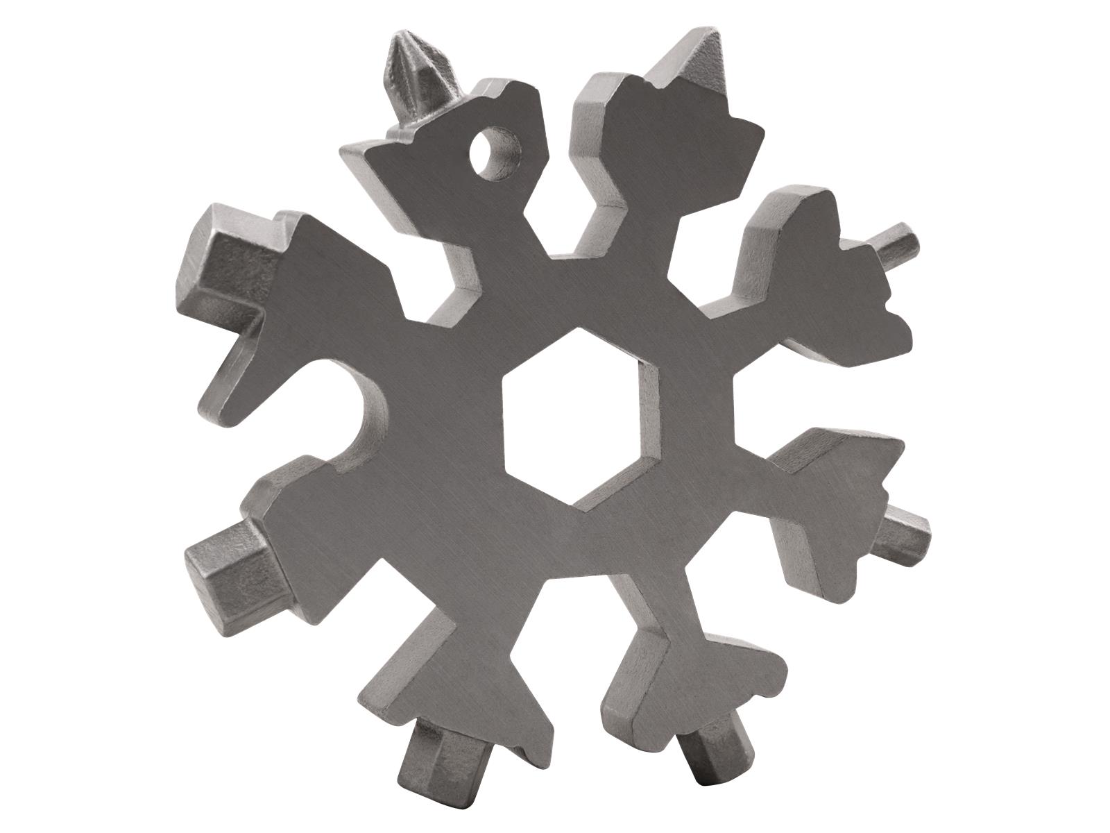 Universal-Tool McPower ''Schneeflocke'' 18-in-1 Flaschenöffner, Schraubendreher