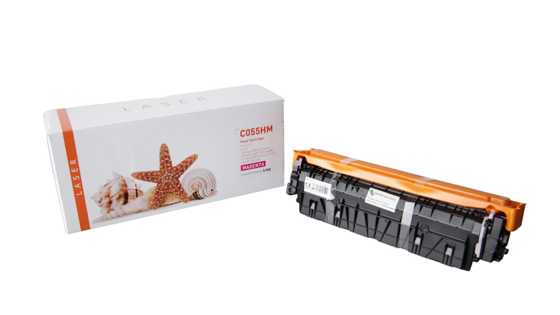 055HM alternativ Toner magenta Canon / 3018C002 / 5.900 Seiten