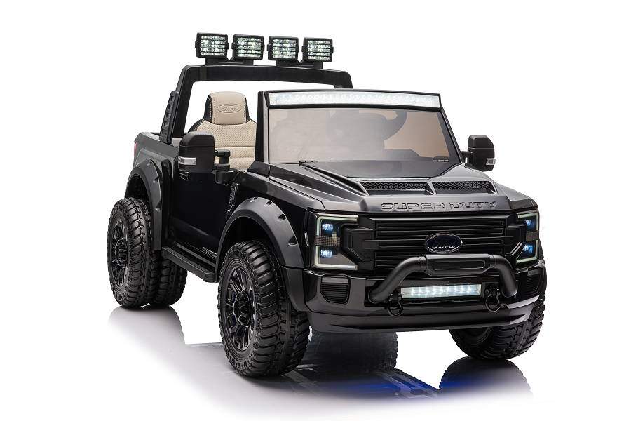 Elektro-Kinderfahrzeug Ford Super Duty - schwarz