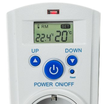 Steckdosen-Thermostat "ST-35 digi" - max. 3500W, 5-30°C, EIN/AUS/AUTO, 230V