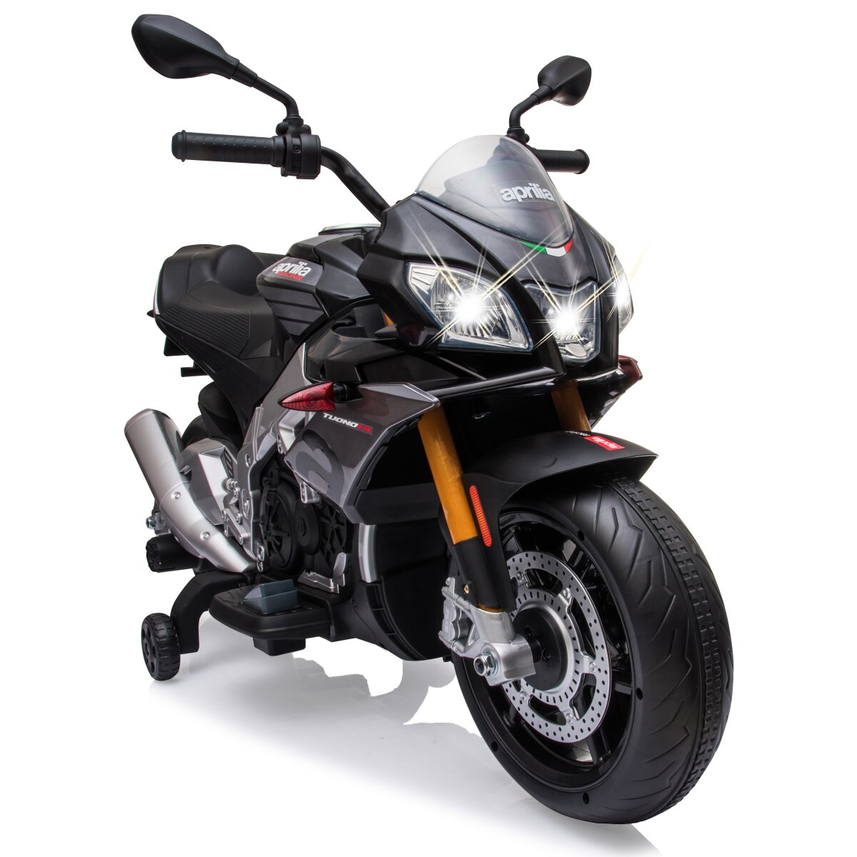 Kindermotorrad Aprilia Tuono V4 1100 RR schwarz