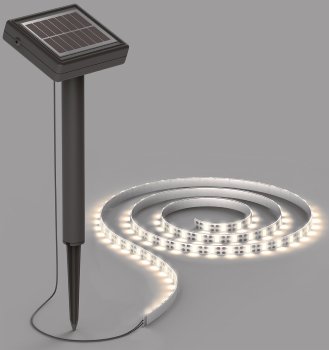 LED Solar LED-Stripe 3m, warmweiß 3000K