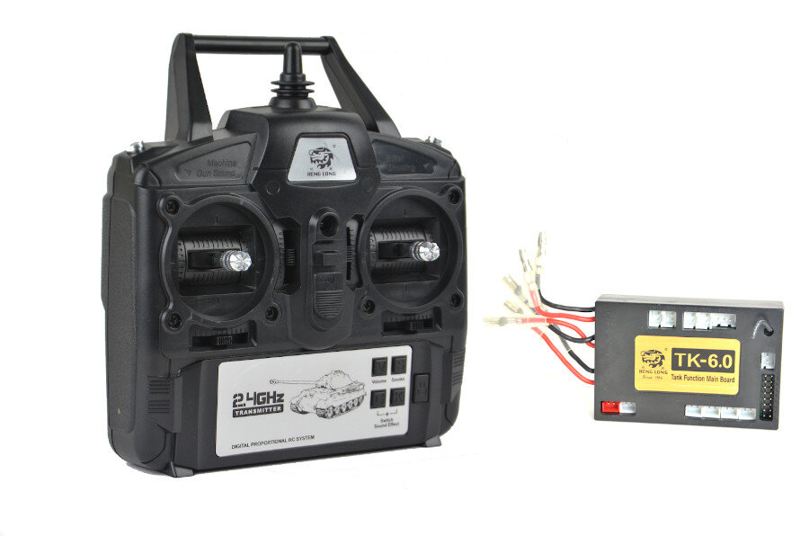 Fernbedienung & Hauptplatine für Heng Long Panzer - 2,4Ghz - Version 6.0