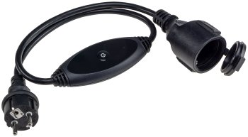 Funk-Steckdose für "Pilota Casa" IP44 - Zwischenstecker 230V, 1000Watt