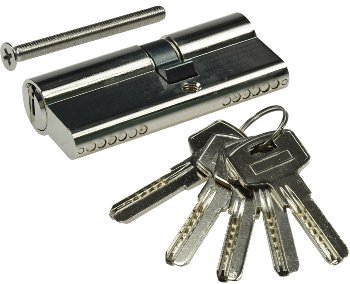 Schließzylinder 70mm (40+30mm), Profil-Zylinder, 5 Sicherheits-Schlüssel