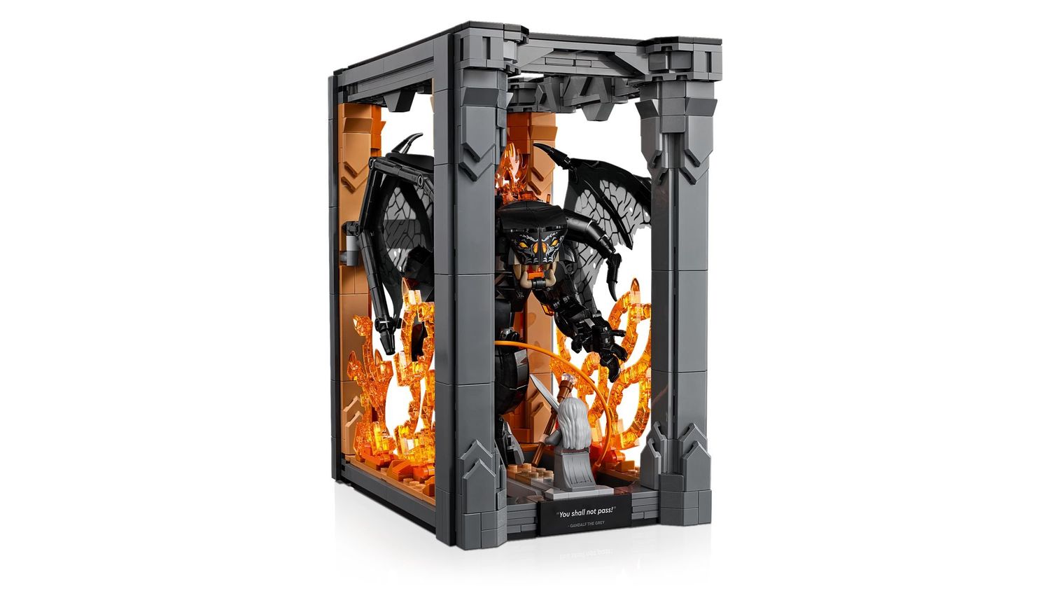 LEGO® 10367 - Icons Der Herr der Ringe: Balrog Bücherstütze (1201 Teile) LEGO® 10367 - Icons Der Herr der Ringe: Balrog Bücherstütze (1201 Teile)