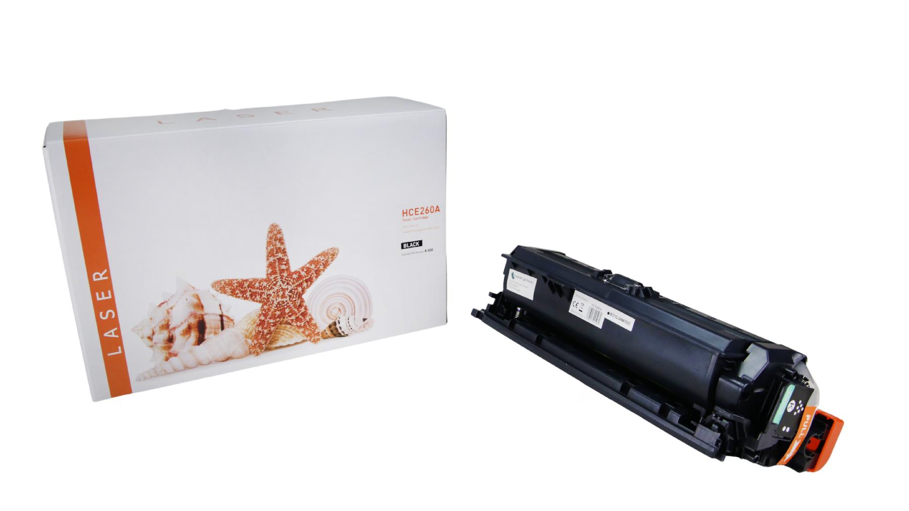 CE260A alternativ Toner schwarz für HP / CE260A / 8.500 Seiten