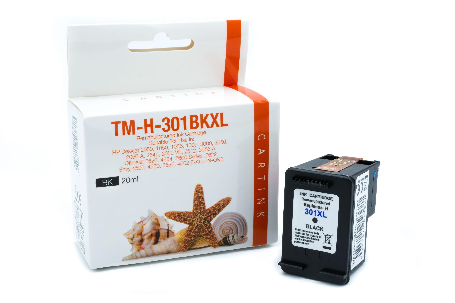 301BKXL Refill Tinte black HP / CH563EE / 20ml