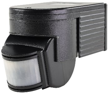 Aufputz Bewegungsmelder "CBM" 180° - IP44, 1-1000W, 3-Draht, schwarz