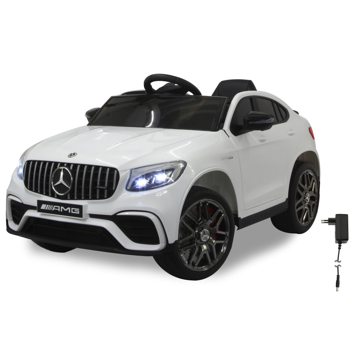 Kinderfahrzeug Mercedes-AMG GLC 63 S Coupé weiß
