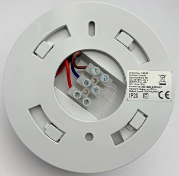 Decken-Bewegungsmelder "CBM" 360° - PIR, LED geeignet, 6m Detektion, weiß