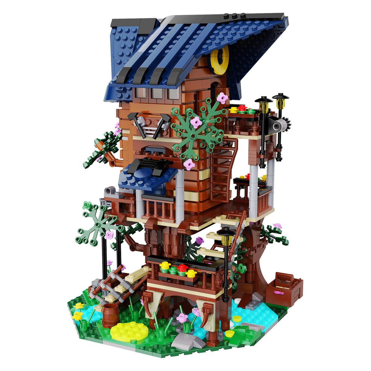 CaDA Set C6604W Baumhaus 4 Jahreszeiten Bricks