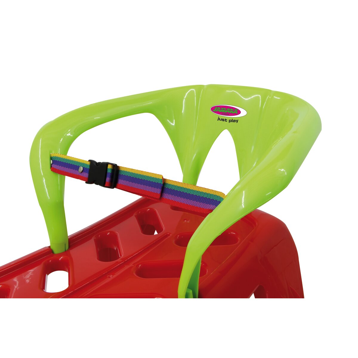 Snow Play Schlitten Snow-Star 90cm rot mit Lehne