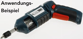 Magnet-Bithalter "Pro 60" für 1/4" Bits - 60mm lang, Schnellwechsel