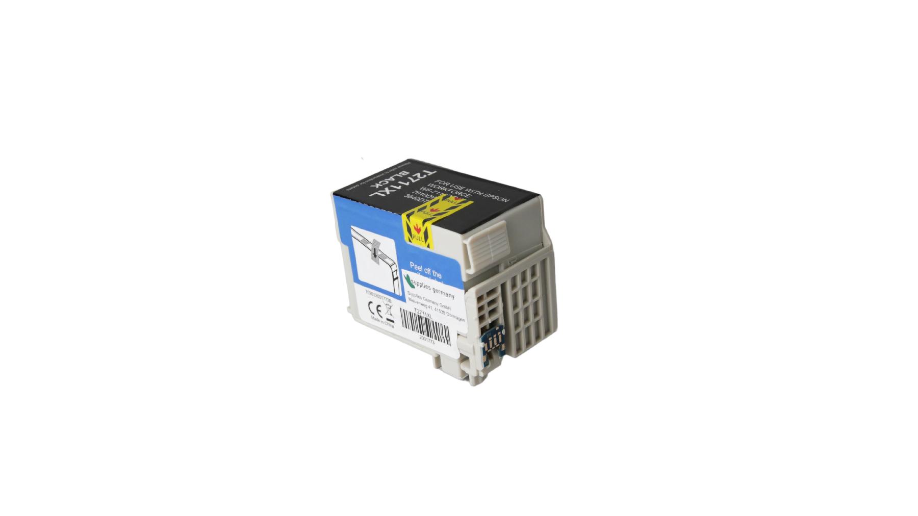 T2711XL alternativ Tinte schwarz für Epson / C13T27114010 / 35ml