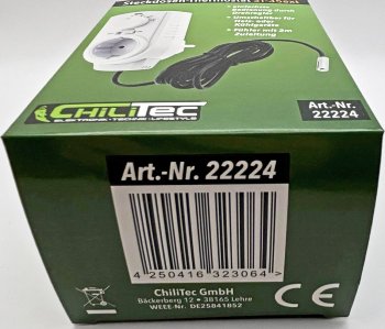 Steckdosen-Thermostat "ST-50" ana EXT - 5-30°C, 230V, 2m Kabel + Außenfühler