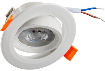 LED-Einbauleuchte "Flat-36 CCT+P" / 3/5/7W, 3000/4000/6500K, schwenkbar