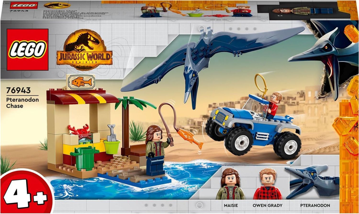 LEGO® 76943 - Jurassic World  - Die Pteranodon-Jagd (94 Teile) LEGO® 76943 - Jurassic World  - Die Pteranodon-Jagd (94 Teile)