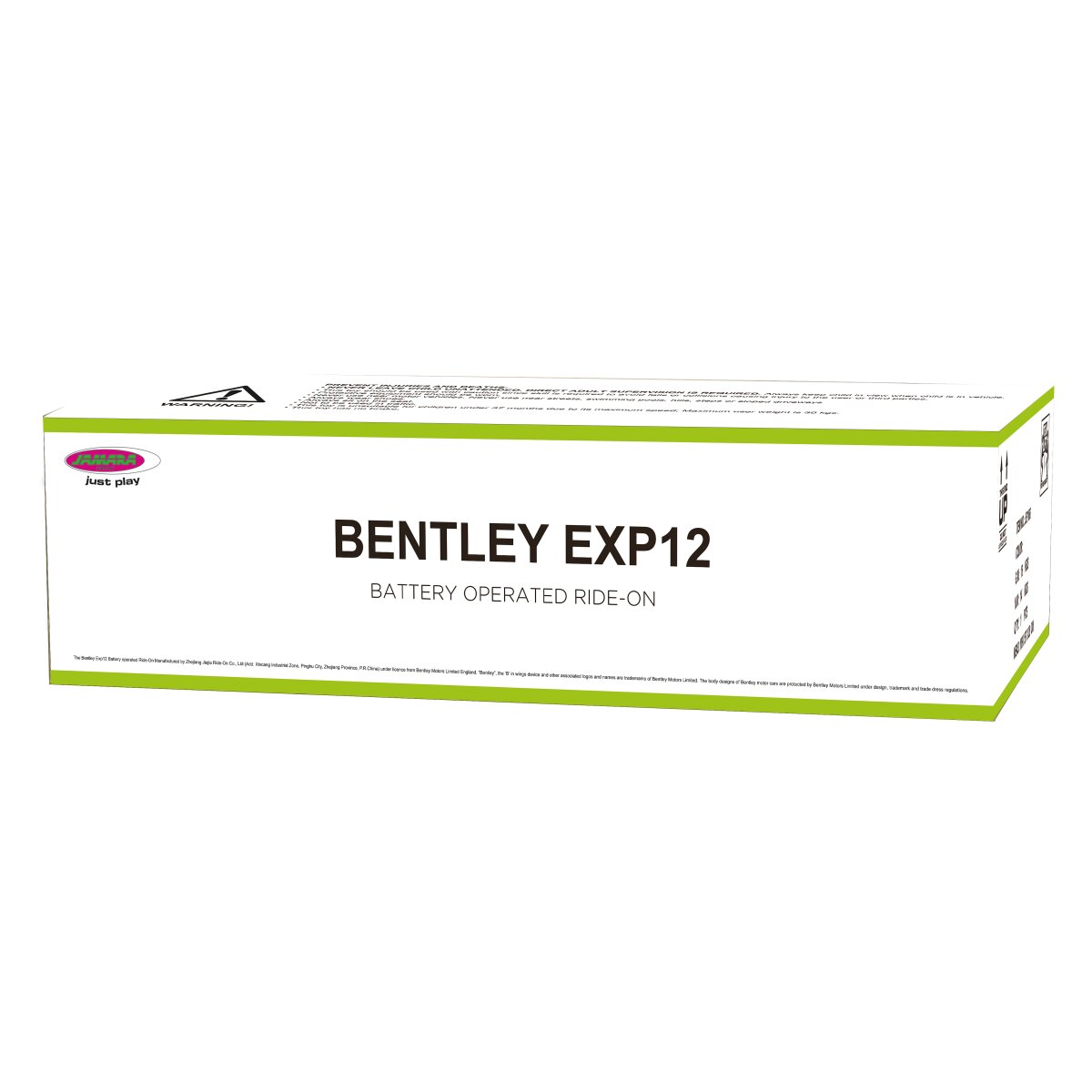 Kinderfahrzeug Bentley EXP12 grün, 2 Gang, Licht, Flügeltür