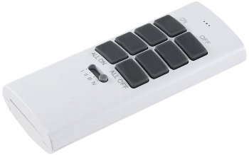 Fernbedienung für "Pilota Casa" - 433,92MHz, 12 Kanäle, Tasten EIN / AUS