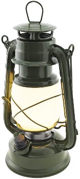 LED Camping Laterne "CT-CL Army" - ØxH 12x23,5cm, 4x AA, warmweiß, dimmbar