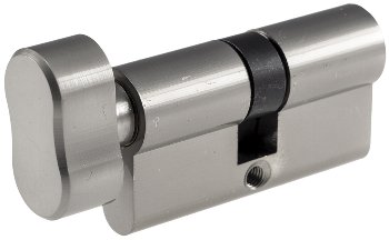 Schließzylinder 60mm (30+30mm) mit Knauf - Profil-Zylinder, 5 Sicherheits-Schlüssel