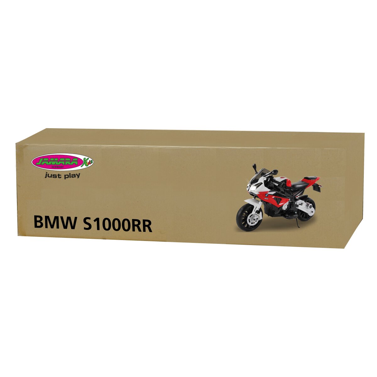 Elektro-Kinderfahrzeug Motorrad BMW S1000RR blau 12V