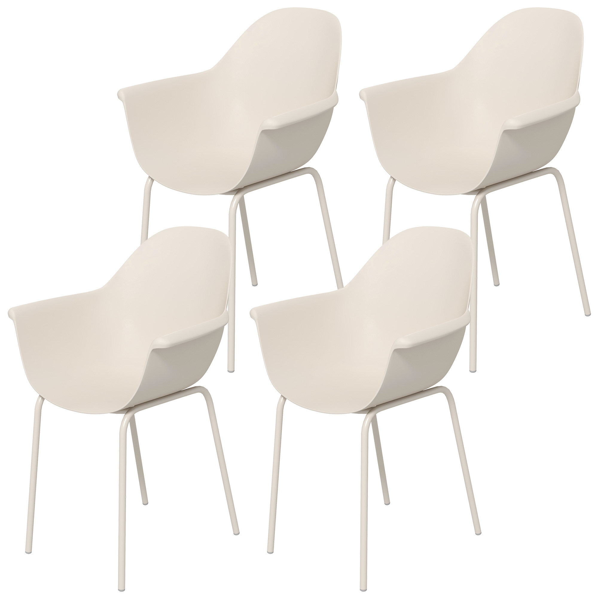 4er-Set Gartenstühle Outdoorstühle Gartenstuhl, Moderns Design, 59 cm x 55 cm x 84 cm, Grau 4er-Set Gartenstühle Outdoorstühle Gartenstuhl, Moderns Design, 59 cm x 55 cm x 84 cm, Grau
