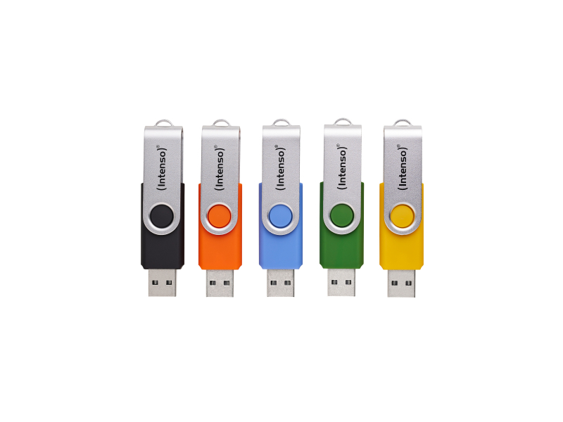 Intenso USB Flash Drive Office Line 64GB (3543595) USB 3.2 (5St. Multipack)