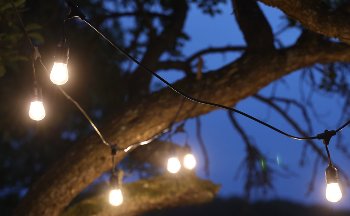 Biergarten-Lichterkette "CT-BGL 15" - 1,5 + 12,5m, 15x Filamentlampe 0,8W
