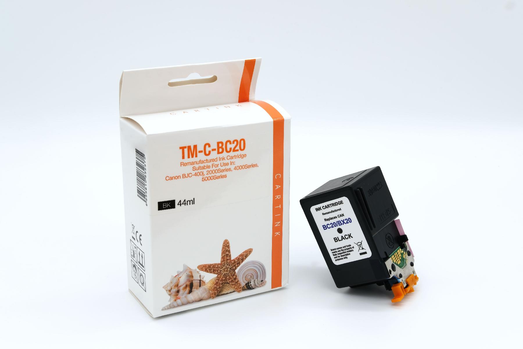 BC20 Refill Tinte black Canon / 0895A002 /BX20 / 44ml