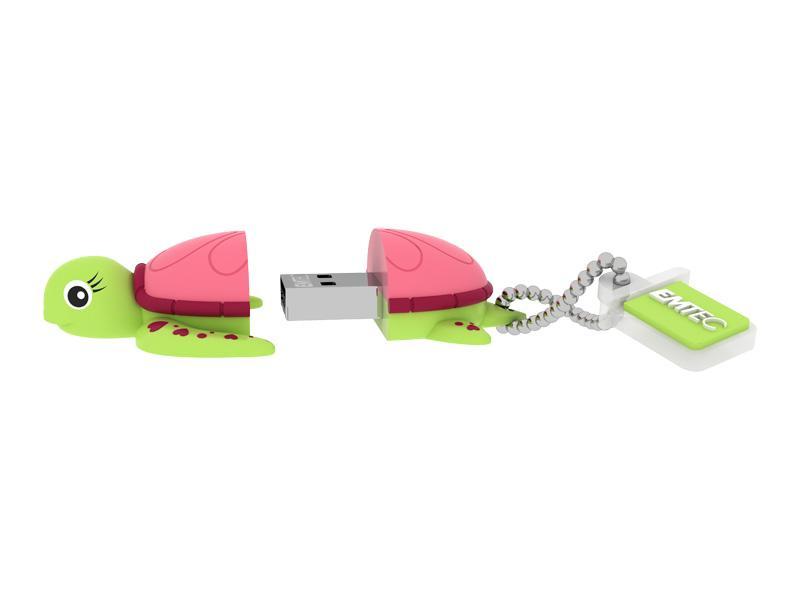 USB FlashDrive 16GB EMTEC Blister Animalitos (Schildkröten-Lady)