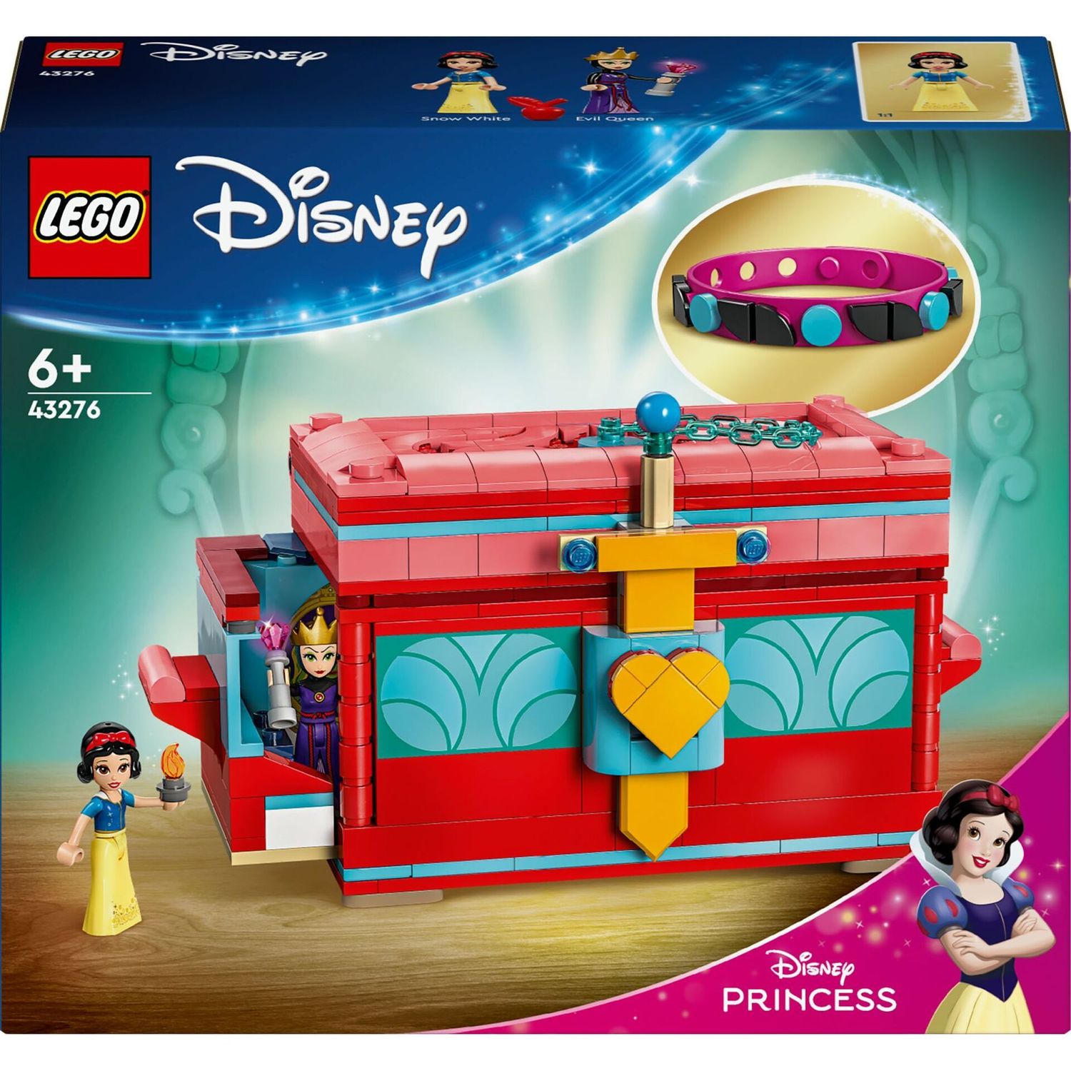 LEGO® 43276 - Disney Princess - Schneewittchens Schmuckkassette (358 Teile) LEGO® 43276 - Disney Princess - Schneewittchens Schmuckkassette (358 Teile)
