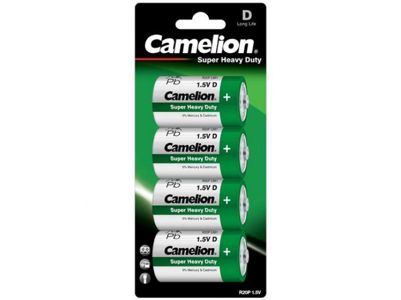 Batterie Camelion Super Heavy Duty Grün Mono D LR20 (4 St.)
