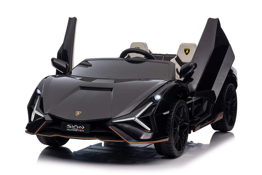 Elektro-Kinderfahrzeug Lamborghini SIAN 2 Sitzer - schwarz