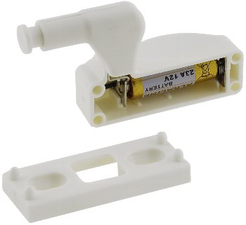 LED Schrankleuchte, 4er-Set - Batteriebetrieb, Drucksensor für Türen