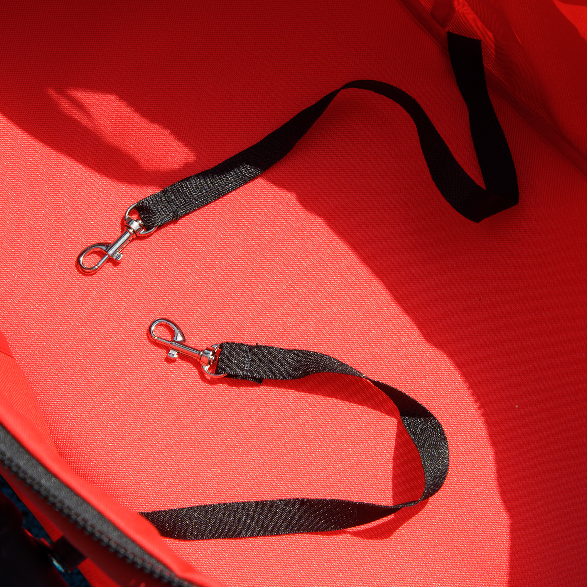 Hundebuggy Hundewagen bis 4 kg Klappbar Netzfenster Bodenkorb Becherhalter abnehmbares Dach rot 67 x 45 x 96 cm