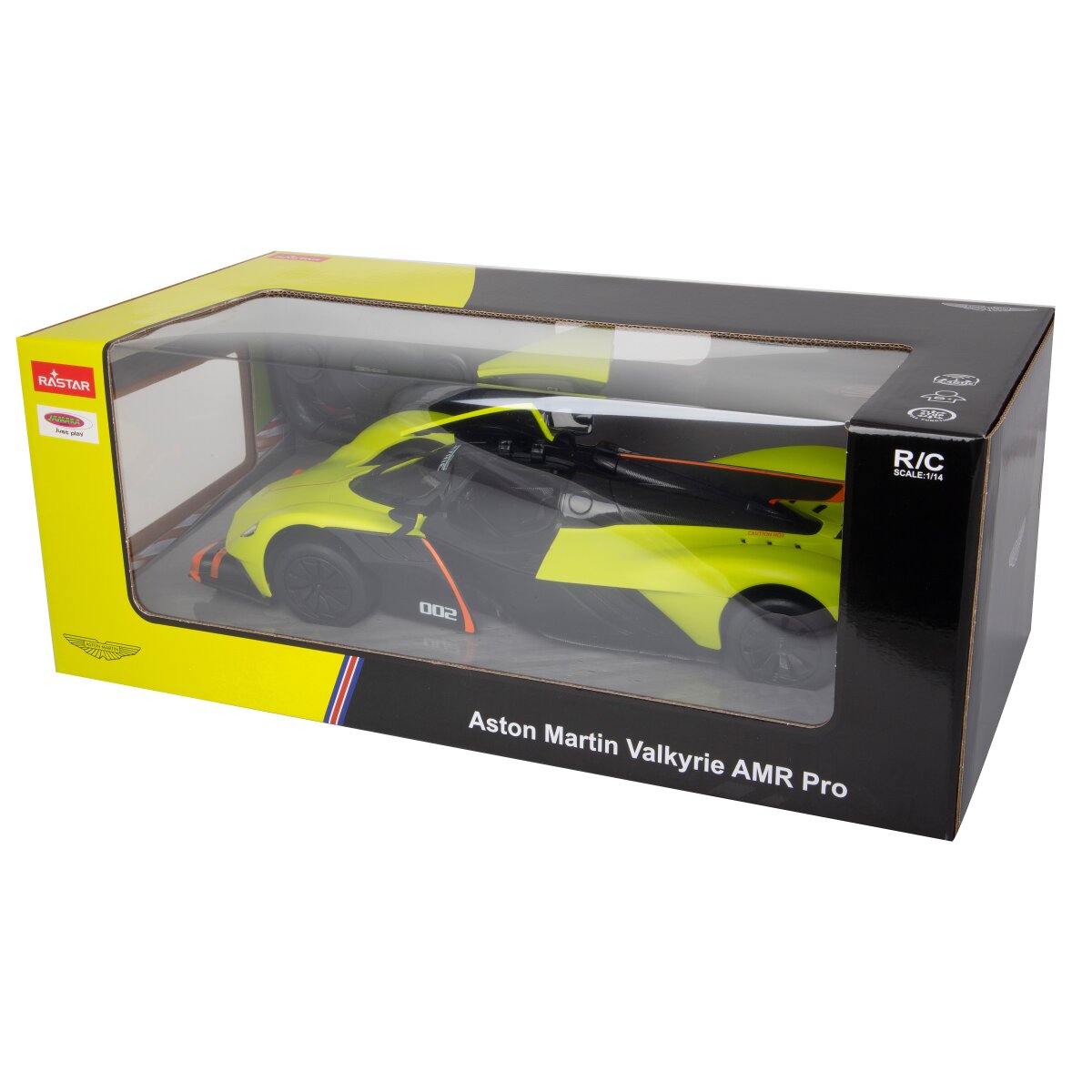 Aston Martin Valkyrie AMR Pro 1:14 grün 2,4GHz Tür manuell
