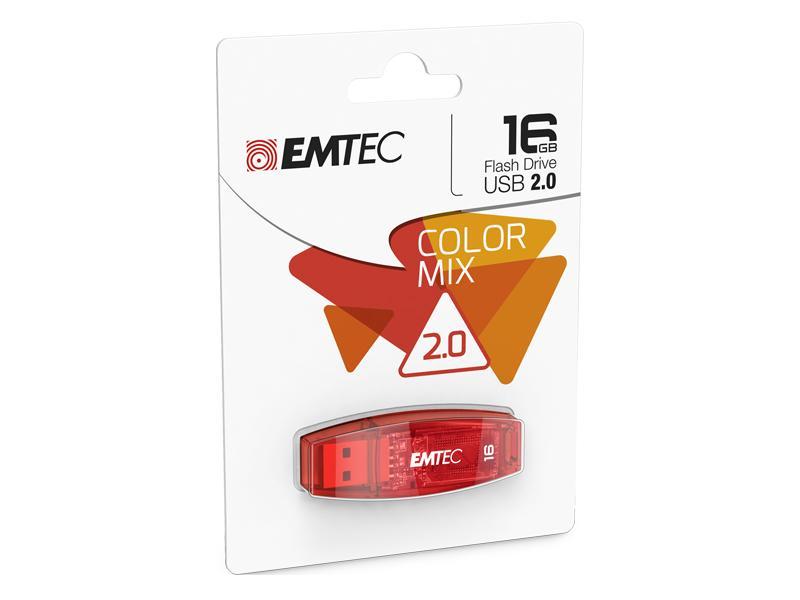 USB FlashDrive 16GB EMTEC C410 (Rot)