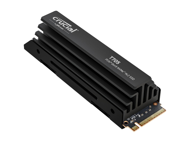 Crucial M.2 4TB T705 NVMe PCIe 5.0 x 4 with Heatsink - CT4000T705SSD5