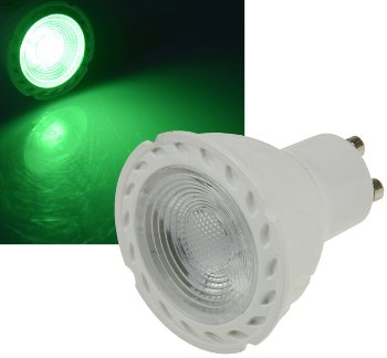 LED Strahler GU10 "LDS-50" grün - 38°, 230V/5W