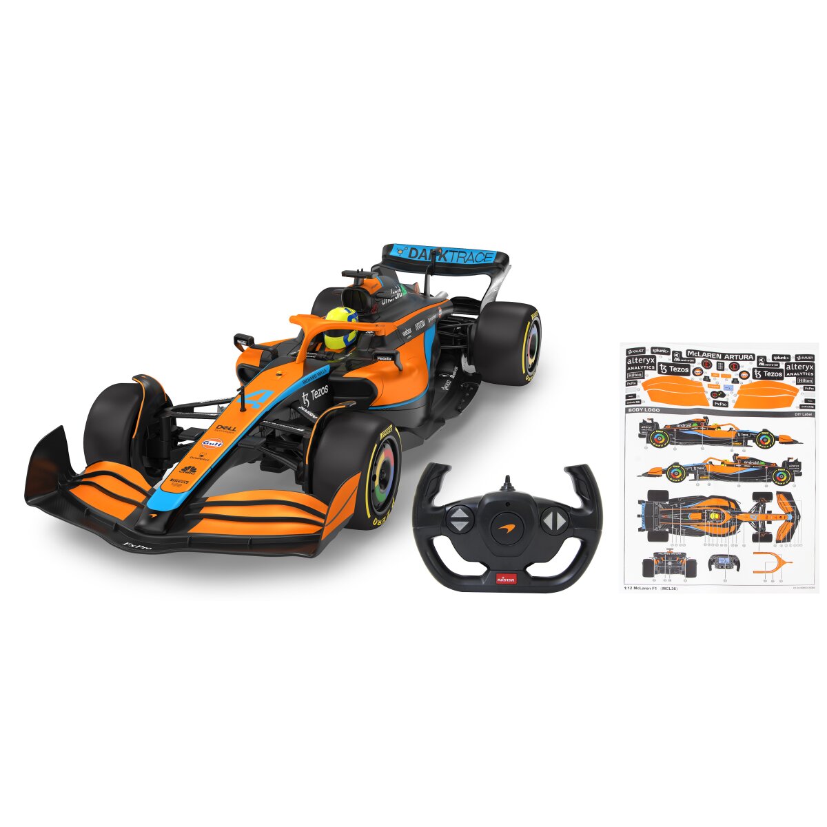 McLaren MCL36 1:12 orange 2,4GHz