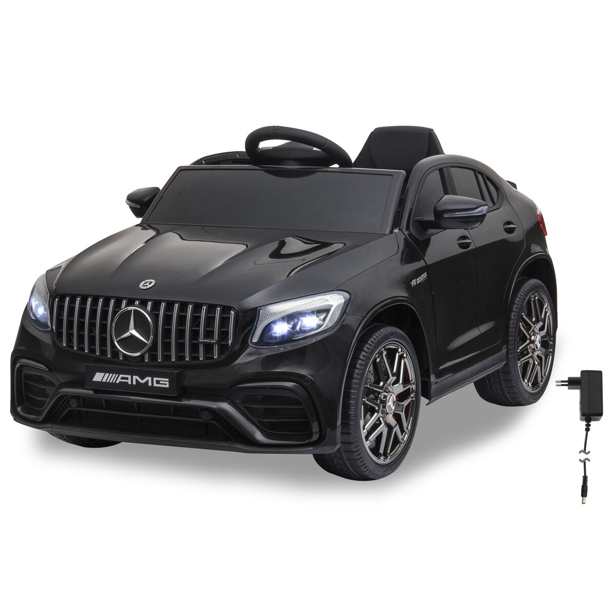 Kinderfahrzeug Mercedes-AMG GLC 63 S Coupé schwarz