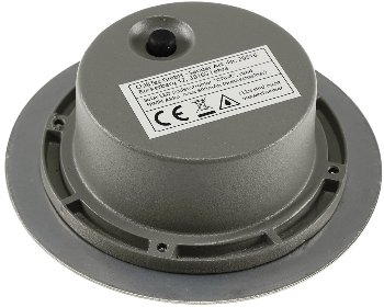 Solar LED Bodenstrahler "CTB-R", rund - ØxH 12x4cm, IP44, Edelstahl-Front